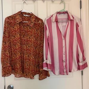 Bundle of two shirts Zara